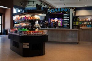 The register and casino Inside of Eagle Ridge Gas Station